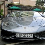 Lamborghini Huracan của đại gia Lê Quốc Hưng xuất hiện trên phố