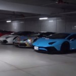 Hầm đỗ xe có hàng chục siêu xe Lamborghini ở Nhật Bản