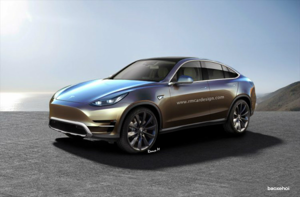 Xuất hiện ảnh dựng xe crossover coupe Tesla Model Y - Baoxehoi