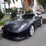 Xem siêu xe Ferrari F12 độ đen mờ của Cường đô la nẹt pô, tăng tốc