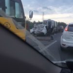 Tai nạn trên đường cao tốc Hà Nội – Thái Nguyên 4 xe hư hỏng