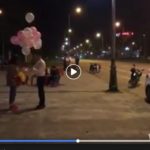Hà Nội: Thanh niên đi KIA K3 trang trí hoa đẹp, tỏ tình thất bại cay đắng
