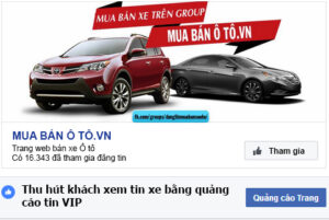 Bán xe hơi trên facebook