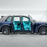 Xe Rolls-Royce Cullinan độ bởi Mansory màu xanh chóng mặt